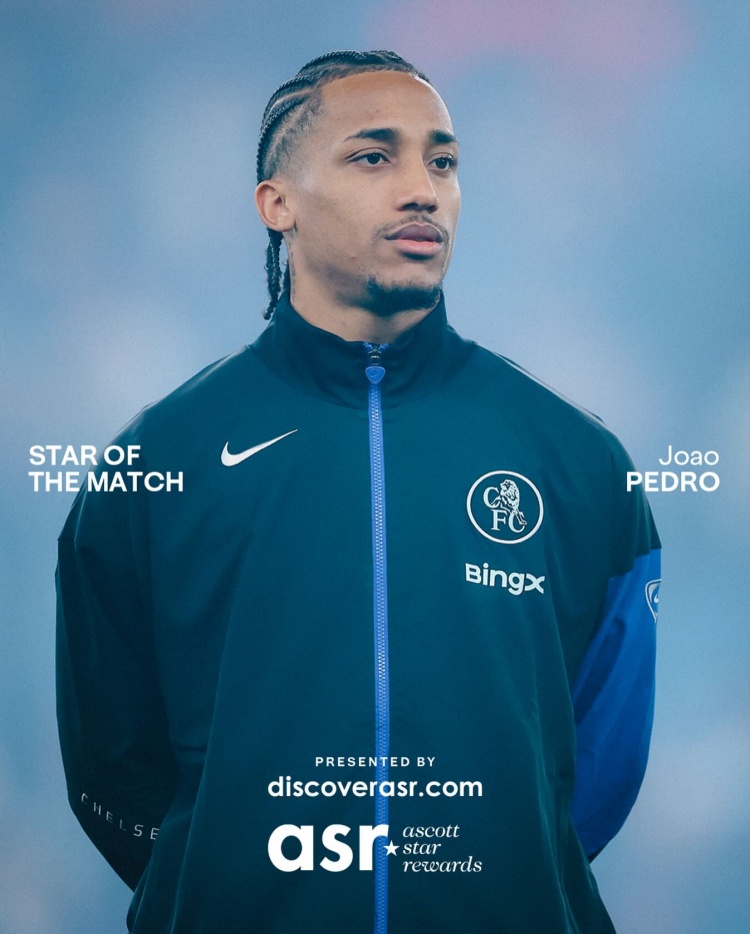 开云体育在线-帽子戏法！若昂·佩德罗当选对阵维拉一役切尔西队内最佳球员